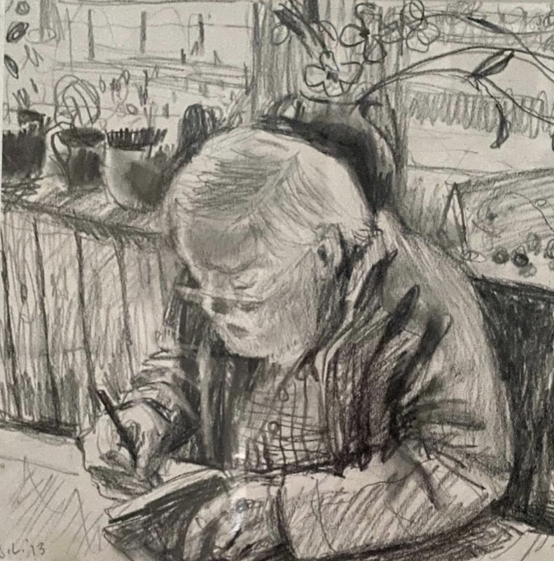 Dad Writing