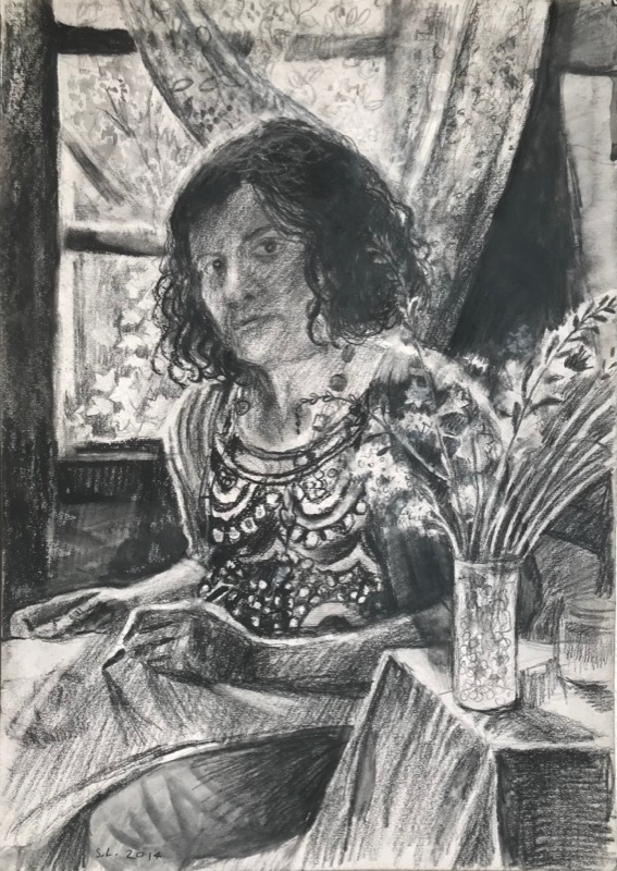 Self-Portrait in the studio