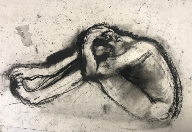 Stretching Nude