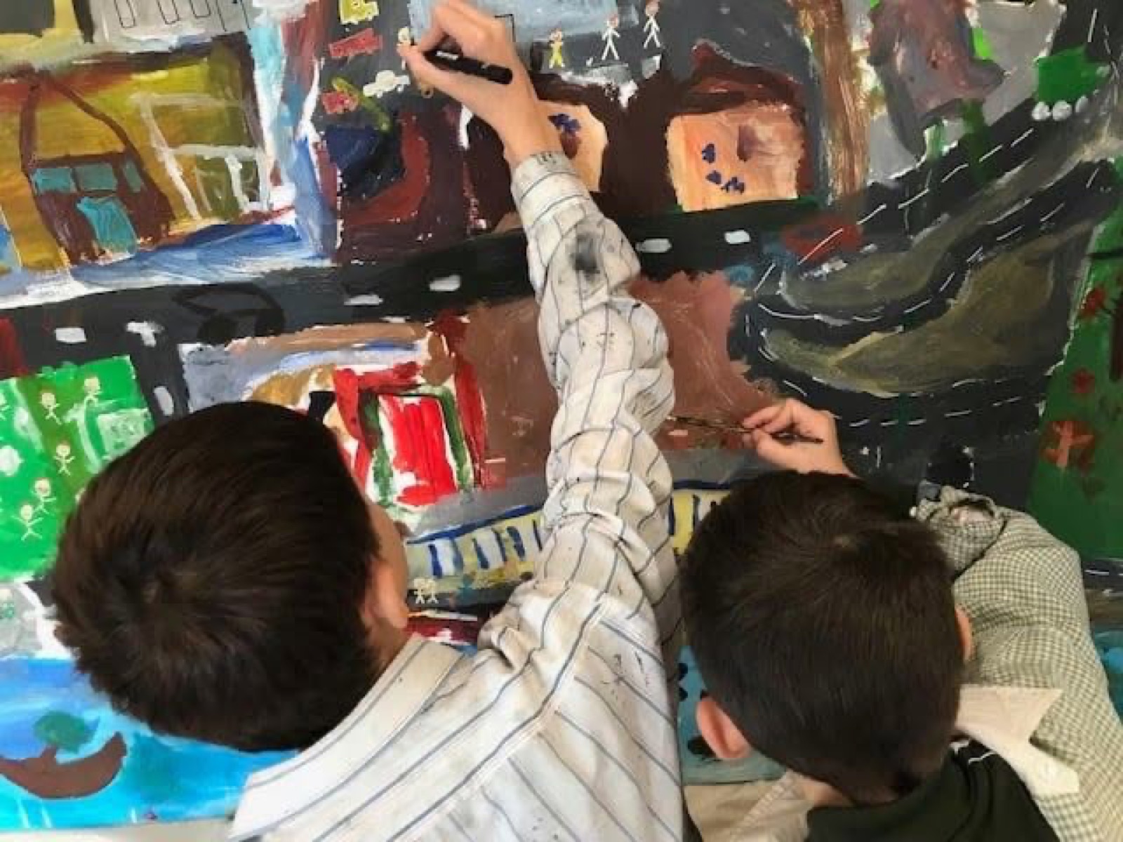 Kyle Primary pupils, Art in Schools with ATLAS Arts