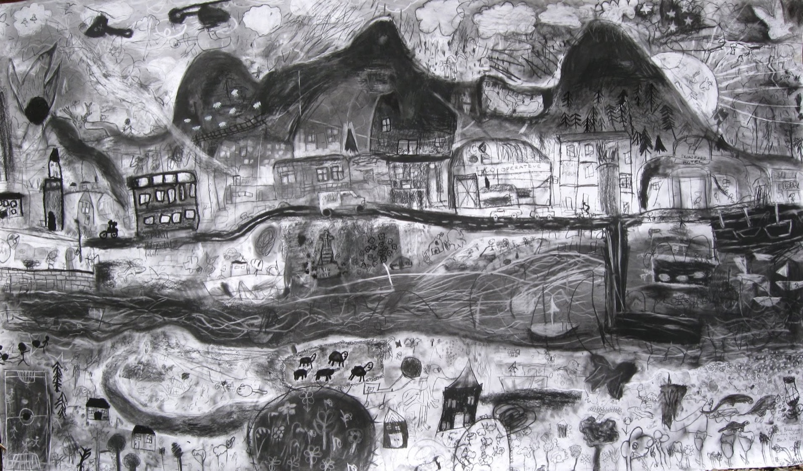 Beautiful Broadford with Broadford Primary, now in Broadford Hospital