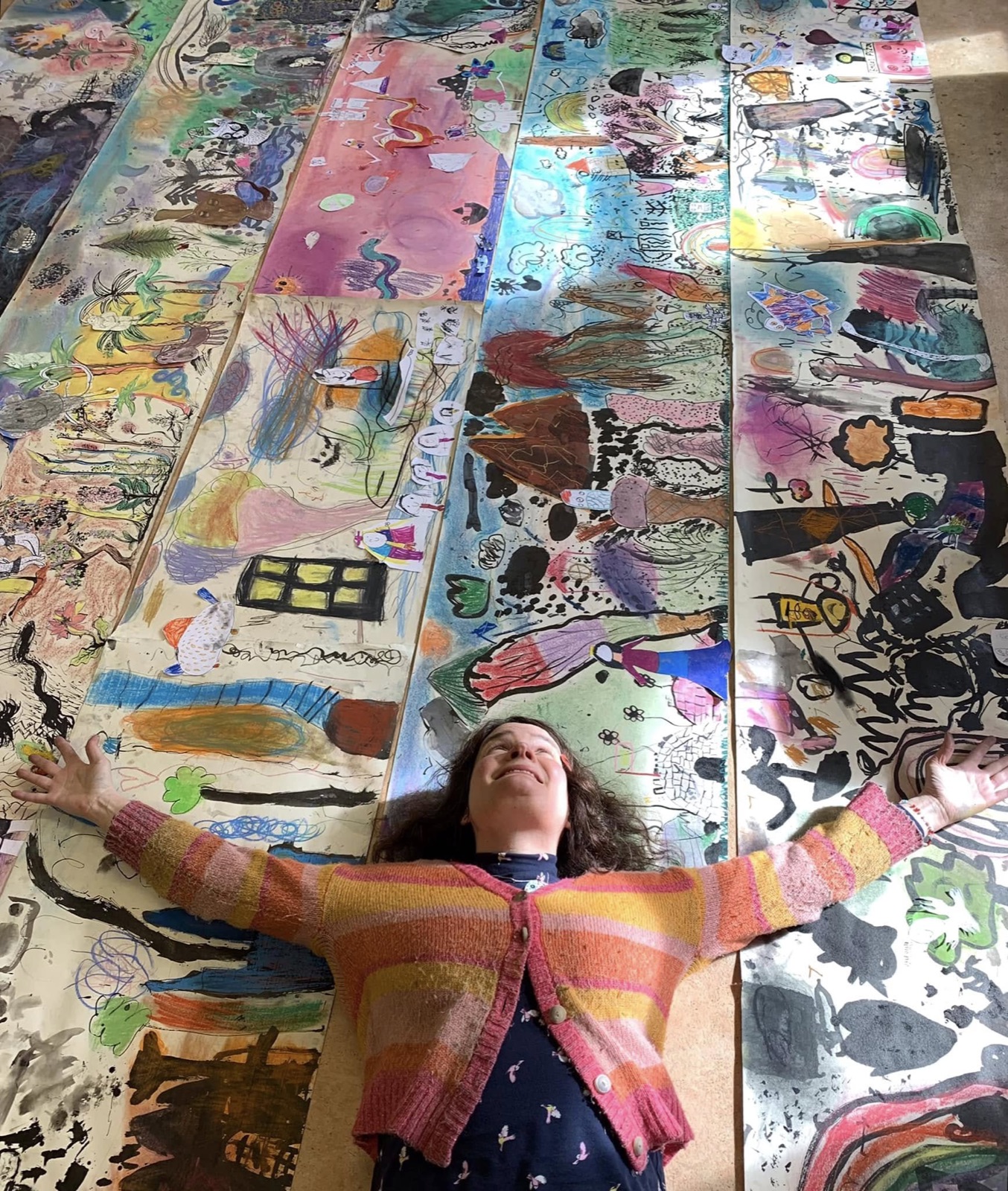Wild Things Day exhibition, Kirkton Hall, with Saturday Art Club & Kyle Primary School