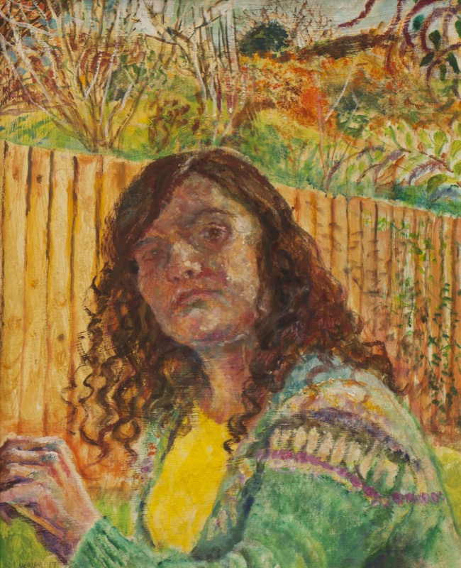 Self-Portrait in green
