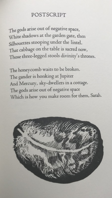 Postscript, from Metamorphoses, published by Andrew J Moorhouse